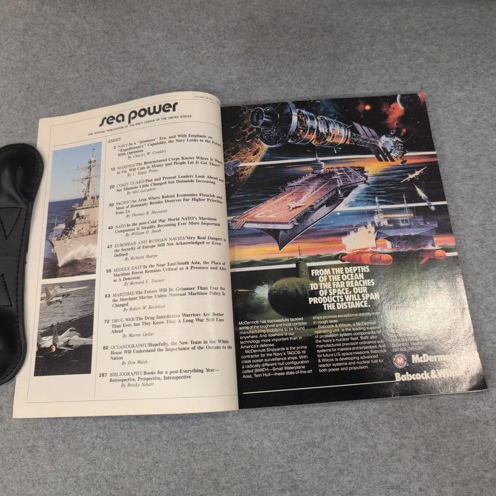 Sea Power Magazine January 1993 Special Edition Navy League United States VG - Picture 2 of 4